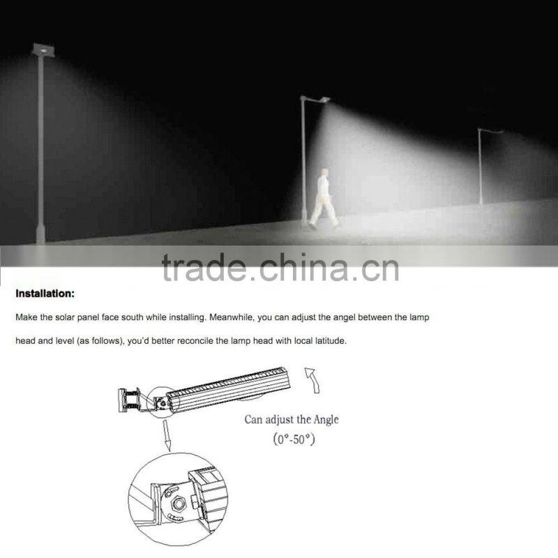 8W 12W 15W 20W 30W 40W All In One Solar Street/Garden LED Light