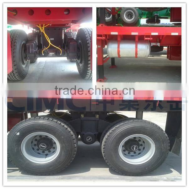 CIMC 3 Axle cargo Wing opening van trailer for truck