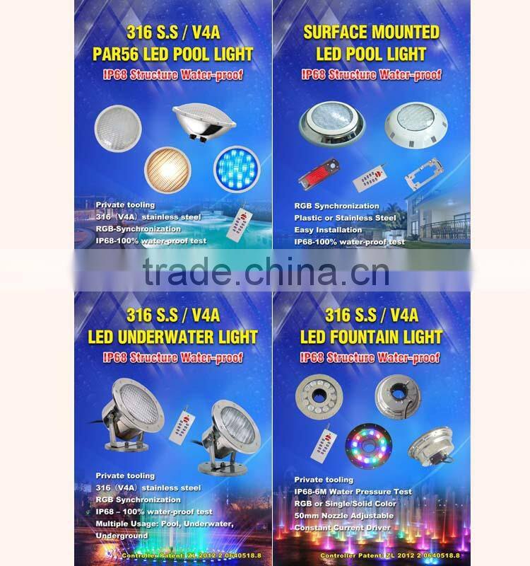 2015 Hot Selling Factory LED Underwater Light 12V IP68 Outdoor