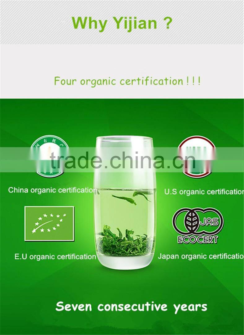 Yijian organic black Tea canned with CNAS/JAS/E.U/U.S