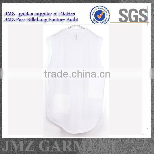 100% polyester sports vest for fashion man OEM singlet