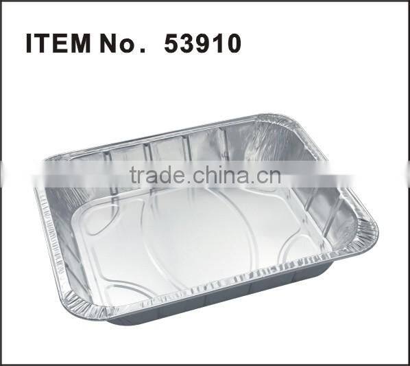 Half Size Deep Aluminum Steam Pan with Lid Disposable Trays