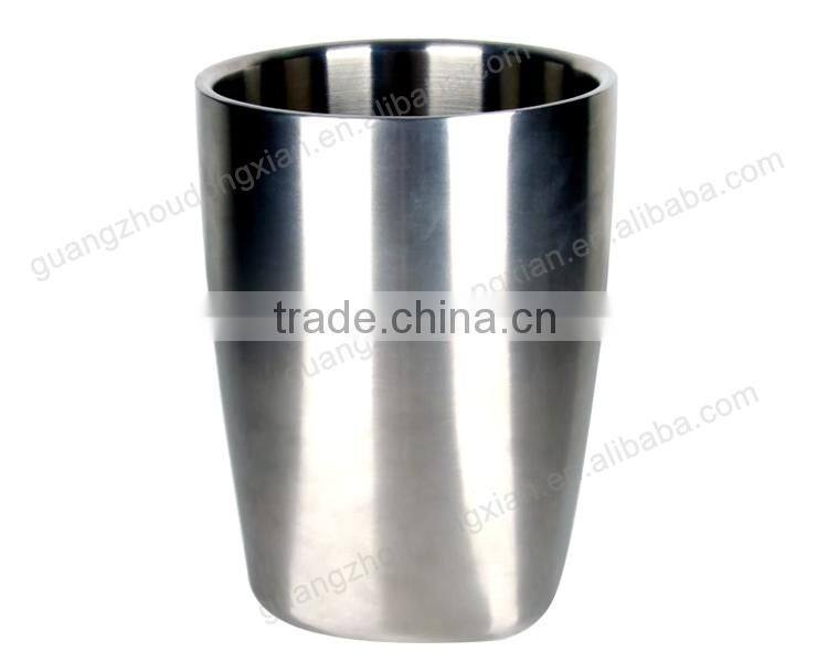 Double Layers steel ice bucket for picnic