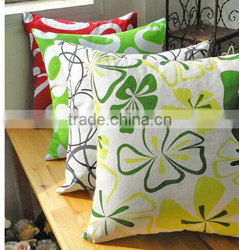 100% cotton decorative throw pillow cushions fashion pillowcase popular sofa cushion