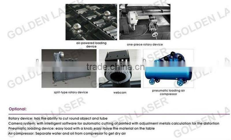 2mm Aluminum Mild Steel Laser Cutting Machine 8ft X 4ft Working Table