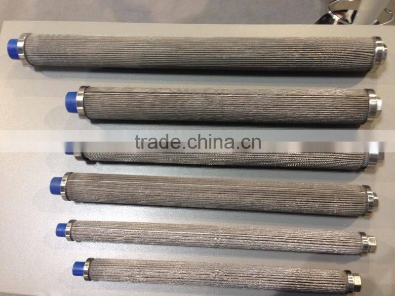 Chemical fiber filter cartridge