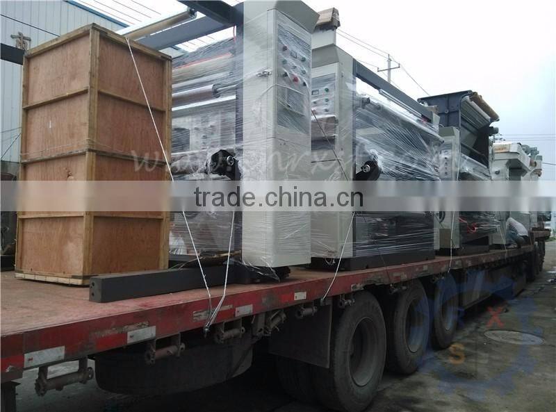 4 color 1600mm gravure type decorative paper printing machine