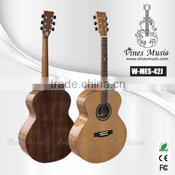 42 inch solid cedar akustik gguitar for JUMBO guitar(W-MES-42J)