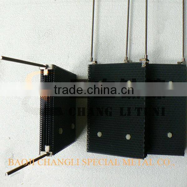 salt water/ brine water/ seawater electrolysis titanium anodes and cathode