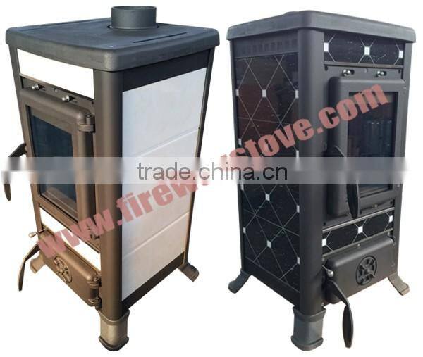 Cold rolled steel material freestanding wood stove