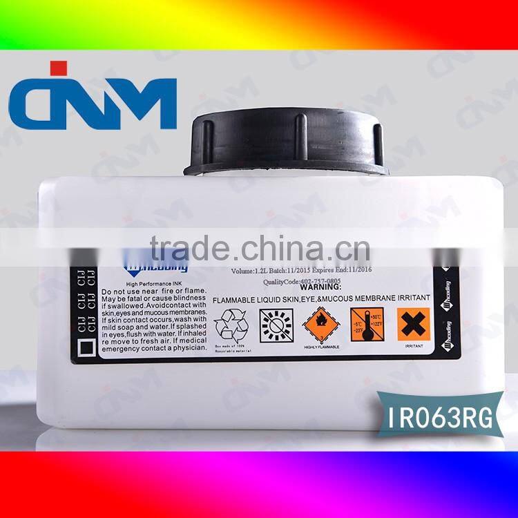 IR063RG Advanced Ink for Domino cij inkjet printer 1.2L