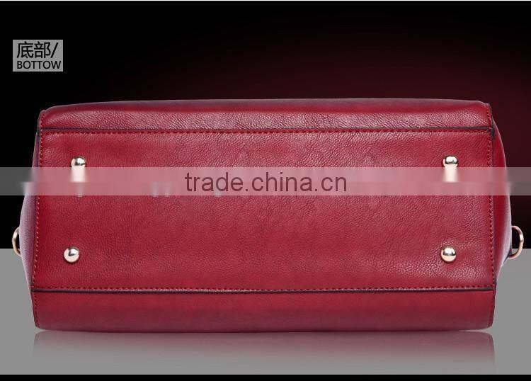 2016 luxury lady office handbag women genuine leather handbag wholesale