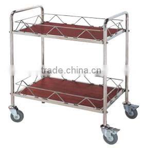Morden Wooden Airline Food&Beverage Serving Trolleys/Catering Trolley On Wheel
