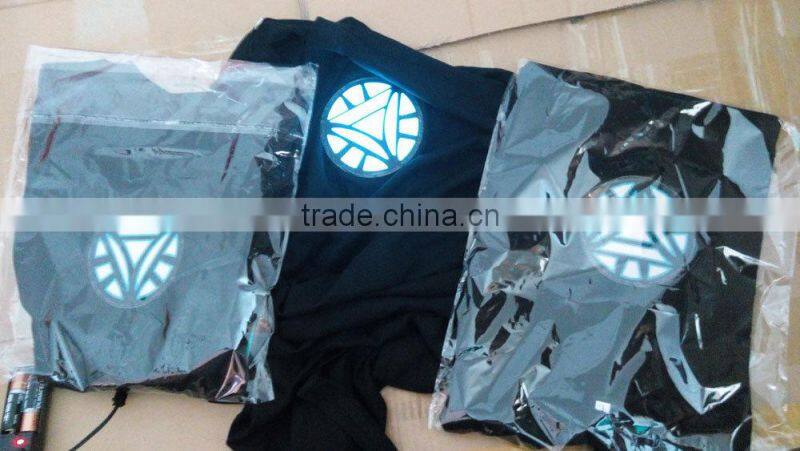 Top quality newest design electronic playable guitar t shirt Playable Electronic Music Band T-Shirt Kits Guitar+drum tshirt