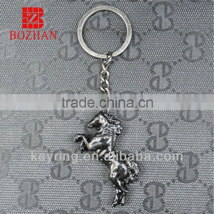 Customized Funny Lively Animal Shape Metal Horse Keychain