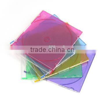 5.2mm PS Super Slim Single CD Jewel Case WIth Assorted Colors