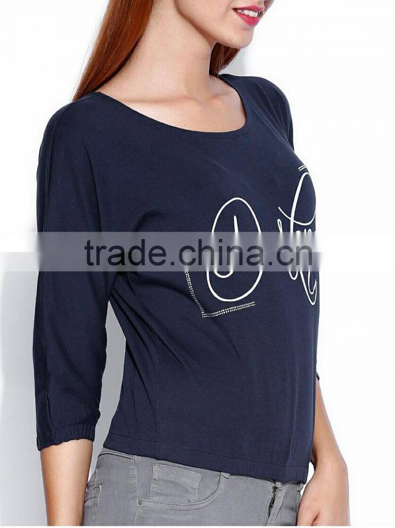 Women Top Blouse Cotton Modal Spandex Jersey Fabric
