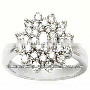 0.07 ct total diamond weight, 18K Yellow Gold, Hamesha Diamond Ring