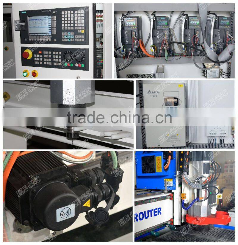 ELE 1650 ATC 3d wood cnc router machine with SIEMENS control system