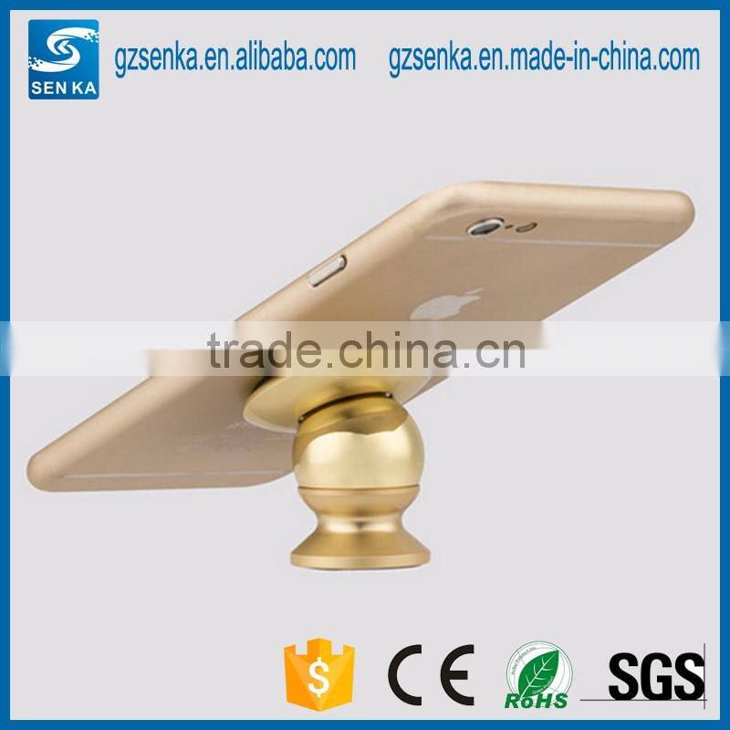 new premium zinc alloy with rhinestone magnetic phone car holder