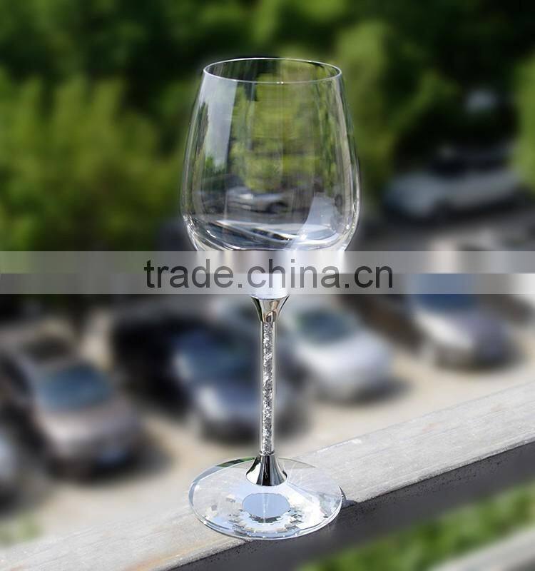 Wholesale top quality elegant silver foil paper, aluminium foil paper neck of wine glass home party wendding shopping