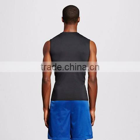 Daijun OEM summer wholesale black polyester fashion athletic tank top
