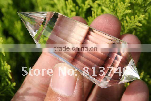 Clear hair quartz crystal point Healing,vogel