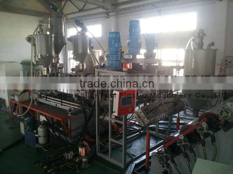 High output PS PP four layer sheet extrusion production machine line / pet sheet machine with cutting machine
