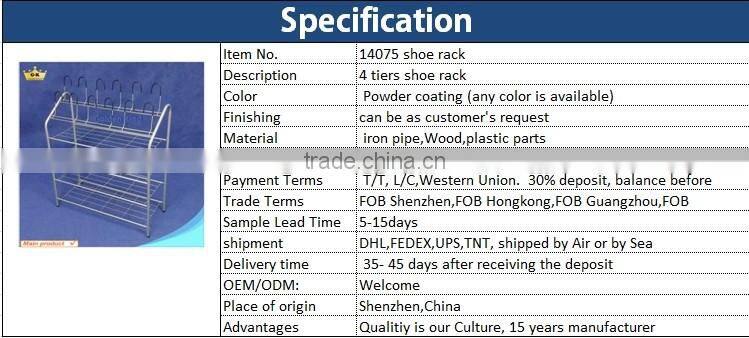 2016 new 16 pairs shoe rack 4 tier shelf organizer space saving shoe racks