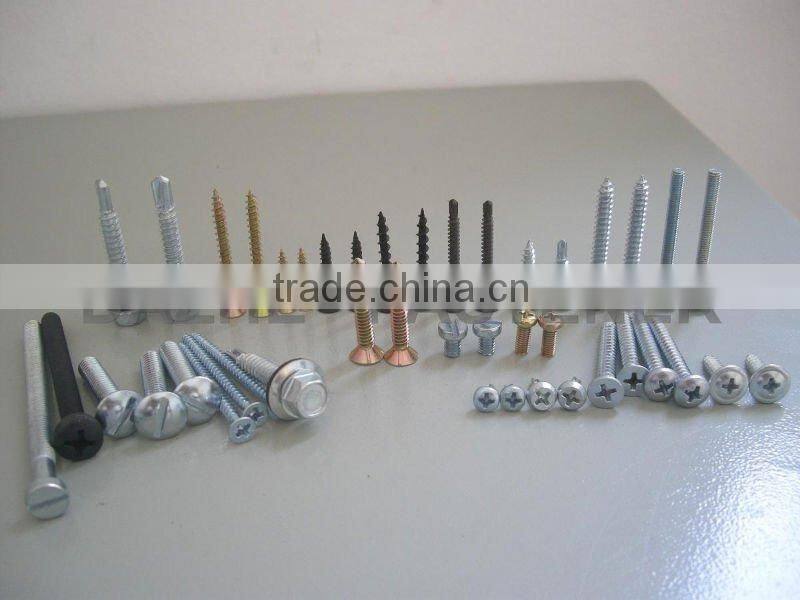 pan hex head comb.recess machine screw zinc plated