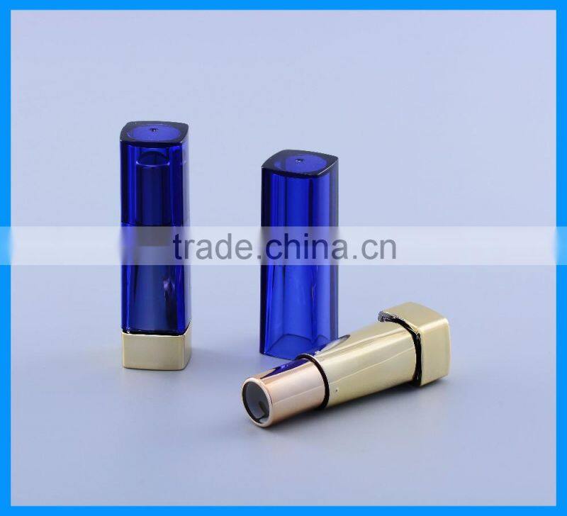 Wholesale plastic jewelry bule fancy empty lipstick tube