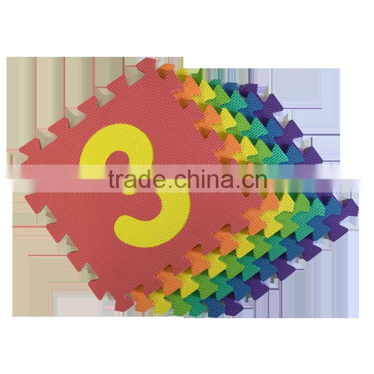 Melors eva foam non-smell education alphabet numbers puzzle jigsaw mat brick building play mat