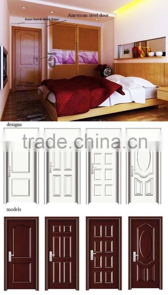 residential steel doors and frames price ,steel security doors
