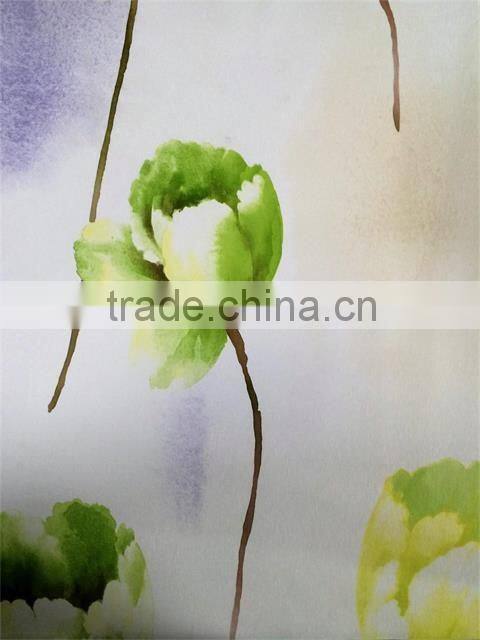 2016 newest beautiful colorful wallpaper with big flower pattern for home