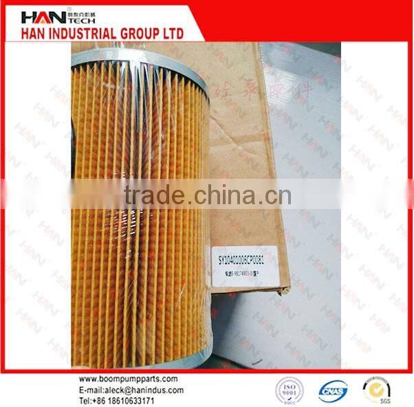 Oil filter (small) 1-13240217-0 Isuzu concrete pump spare parts Sany Zoomlion pump