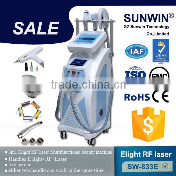 SW-313E Big Promotion / OPT / SHR Technology super hair removal machine IPL SHR