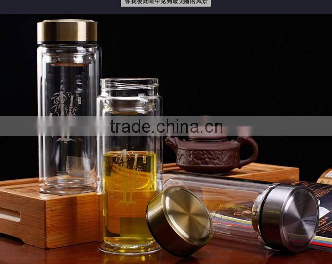 Hot Sale Infuser Glass Water Bottle