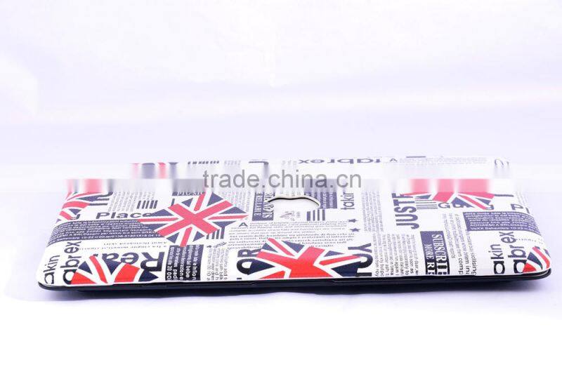 Embossment Protective Cover Case for MacBook Cover with Retina Pro 15.4 With Flag Leopard Design