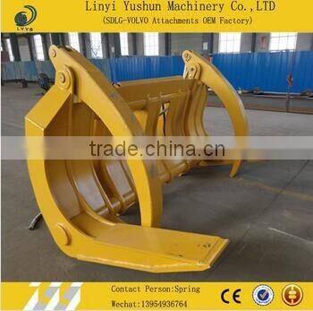 Durable,high efficiency,brand new hydraulic rotating grapple for excavator