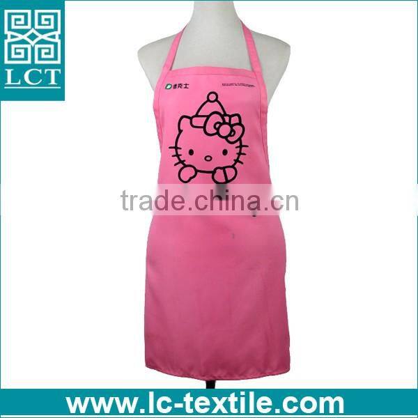 customized pink girls cute little cooking apron for sale