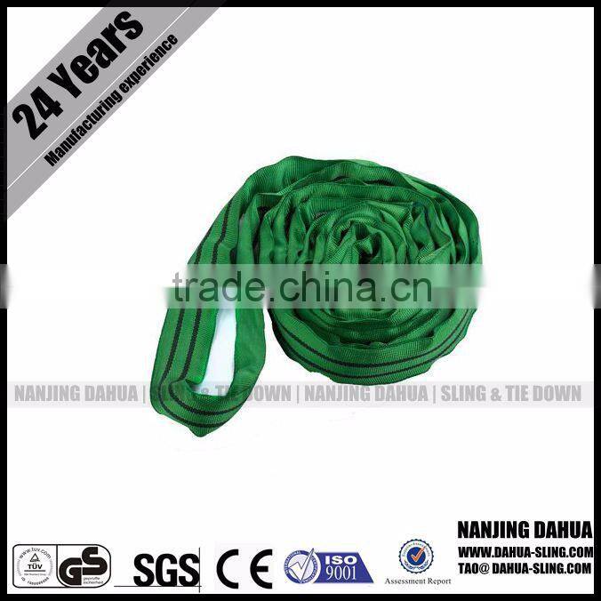 Nanjing Dahua pipeline sling Endless pipe lifting straps CE SGS ISO