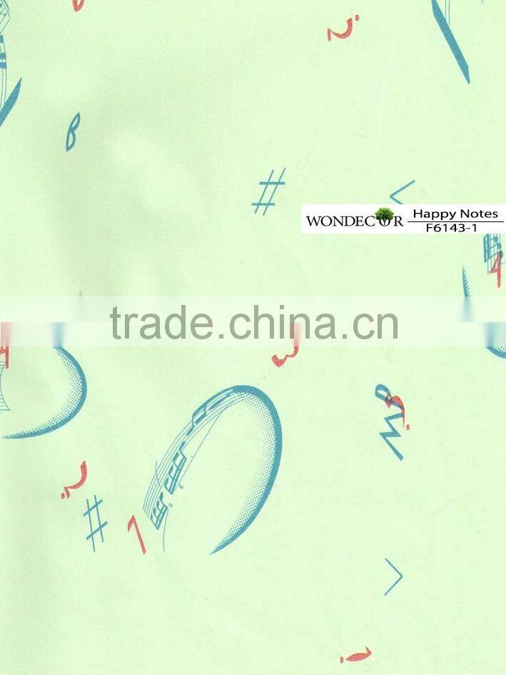 hot sell decorative paper ,new Happy notes design laminate melamine paper for HPL/MDF