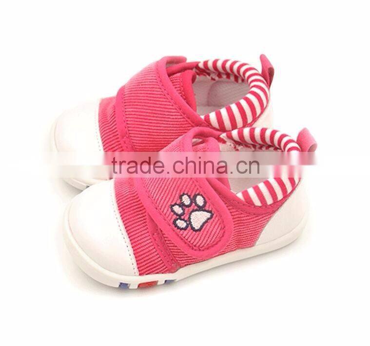 0-2 year New style children beautiful baby canvas shoes kids sport shoes offer OEM