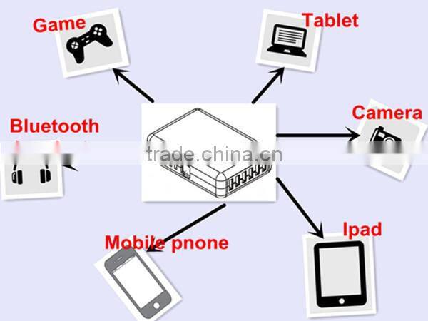 Hot sale 4 port universial usb wall charger usb wall charger ac 100 240v