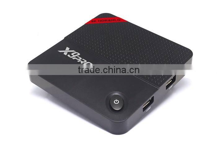 X9 Pro Android 6.0 Marshmallow TV Box 4K*2K USB 2.0 Embedded two Host Optional 2GB + 8GB