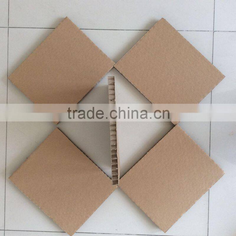 Goods protection paperboard pad and honeycomb material used for transprotation
