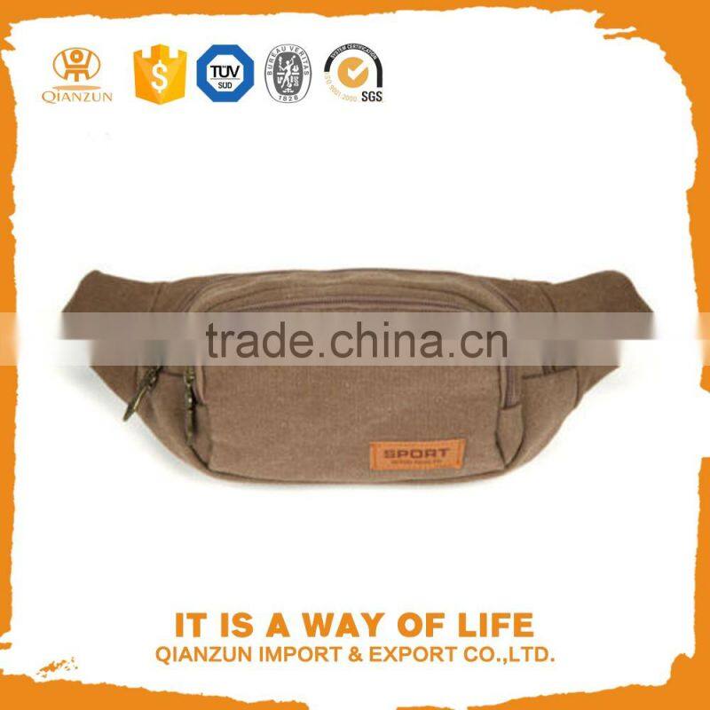 Purse Travel Hip Pouch Fanny Bag Canvas Waist Pack Bum Belt Bag