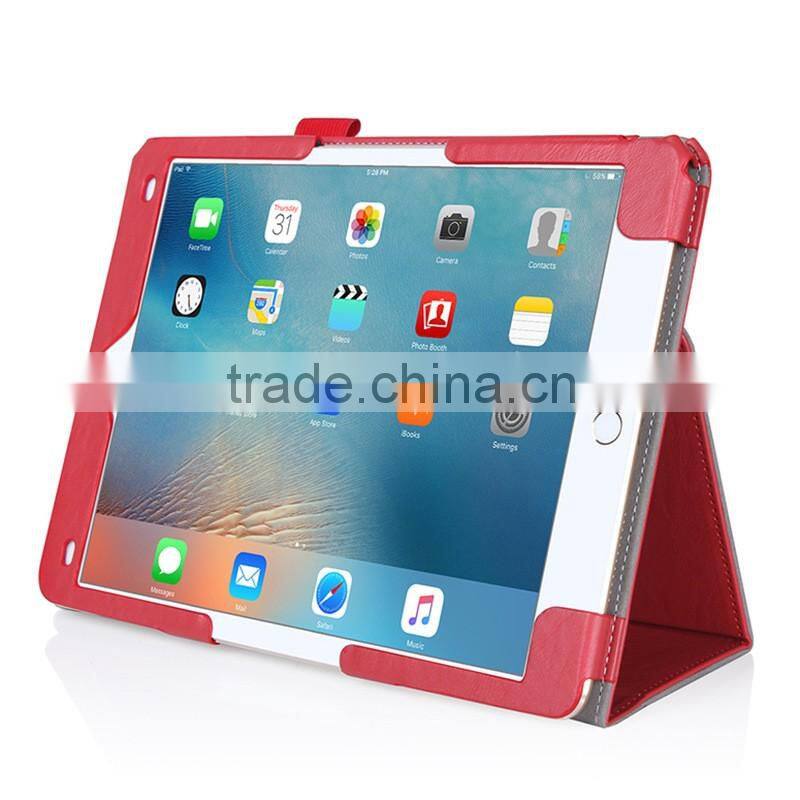 Hand Strap Wallet Leather Case Cover for ipad pro 9.7 inch customize tablet case manufacturer