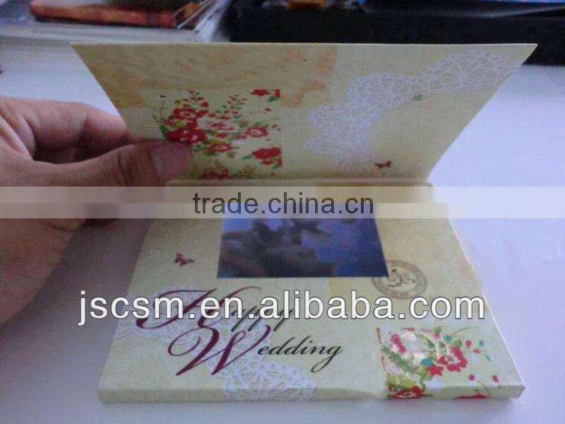 Hot sale 4.3 inch sexy video player download video brochure module for advertising