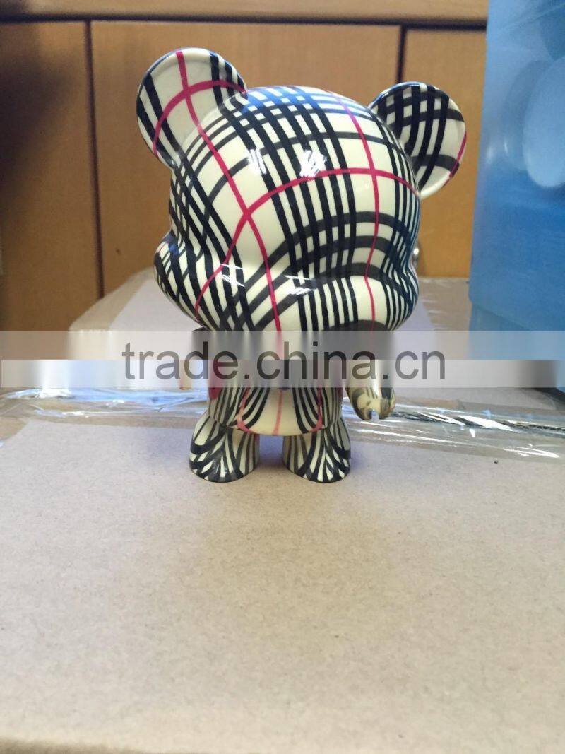 Bear Shape Plastic DIY Toy,Animal Custom Vinyl Toy